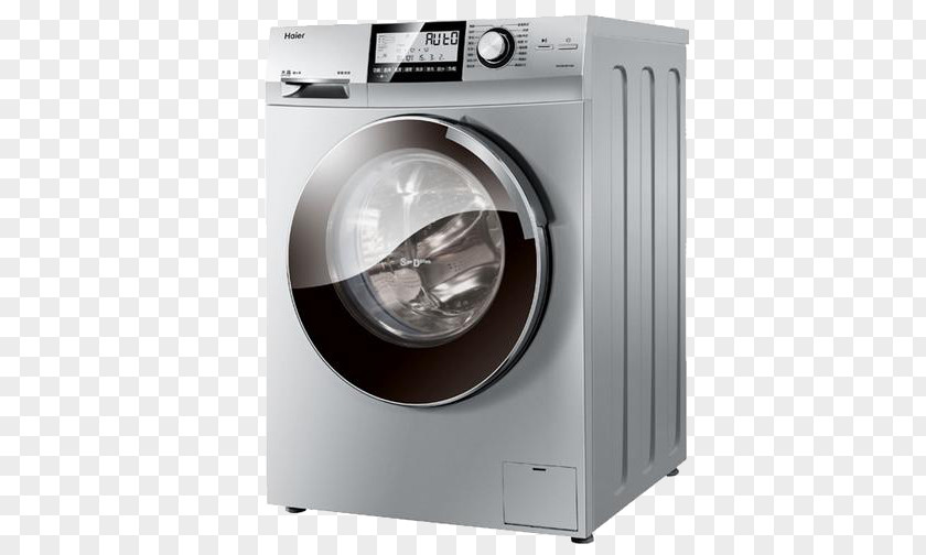 Gray Appliances Haier Washing Machine Free Material Home Appliance Beko PNG