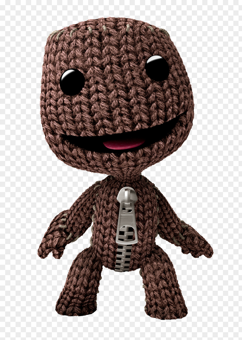 Plush Brown Littlebigplanet Stuffed Toy PNG