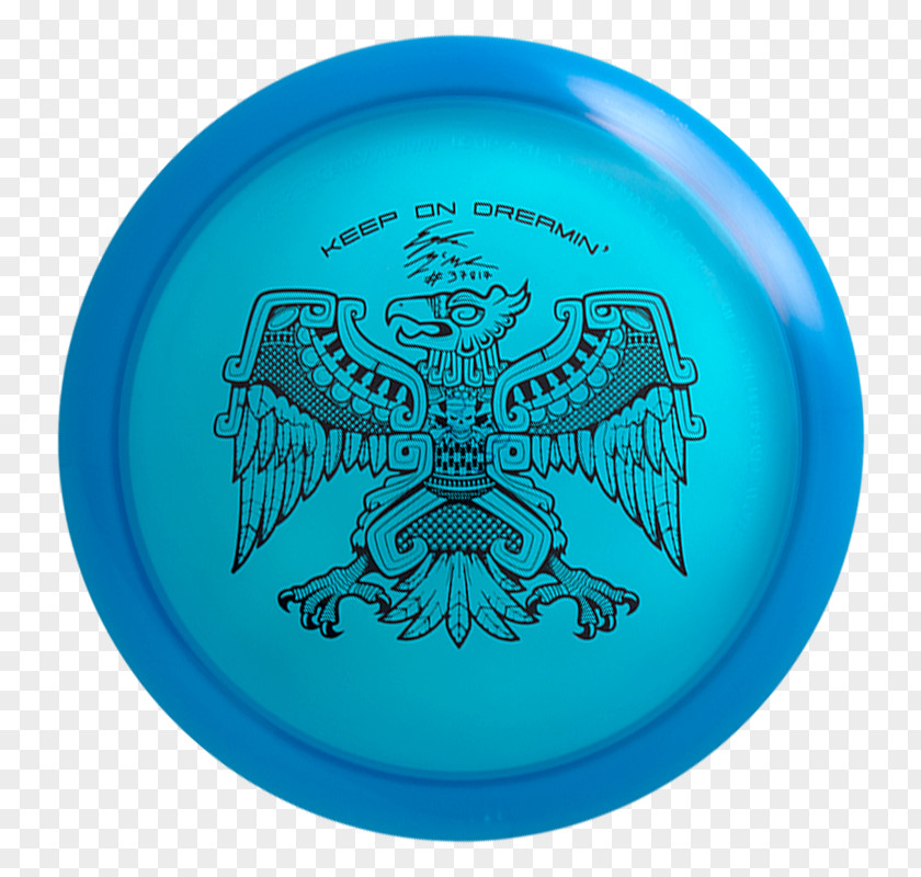 Round Blue Ink Disc Golf Discmania Store Steady PNG
