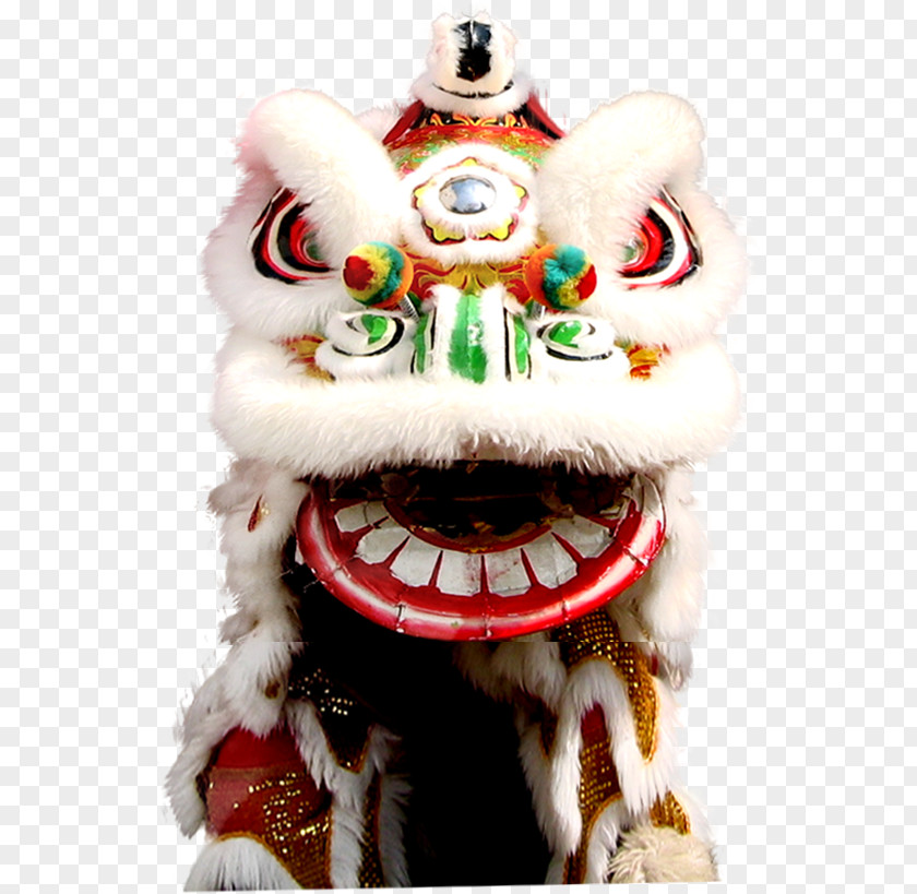 White Lion HD Background Image Dance Chinese New Year Festival PNG