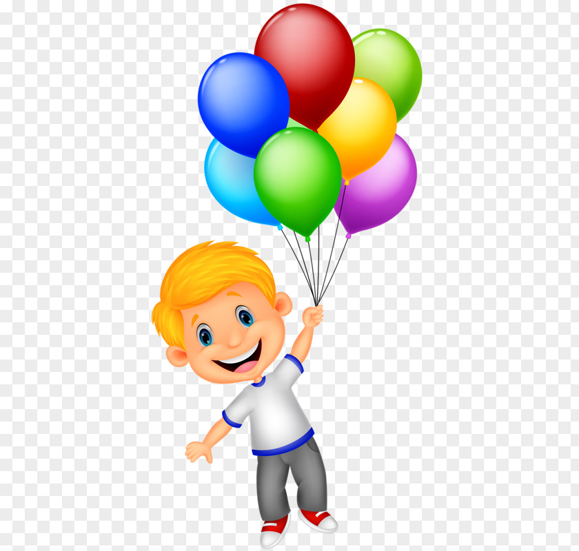 Balloon Festival Boy Clip Art PNG