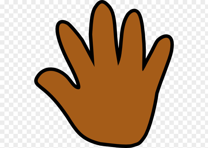 Handprints Vector Brown Clip Art PNG