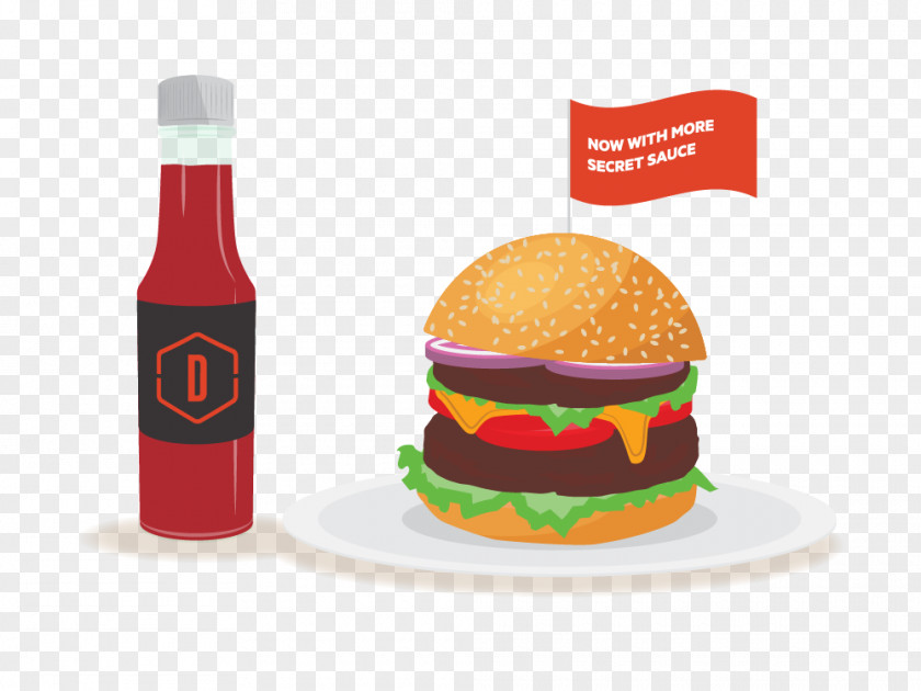 Ingredient Patty Junk Food Cartoon PNG