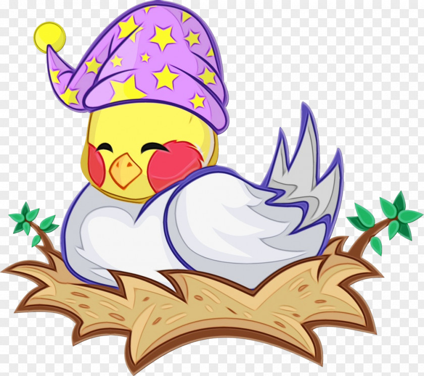 Landfowl Chicken Flower Birds Cartoon PNG