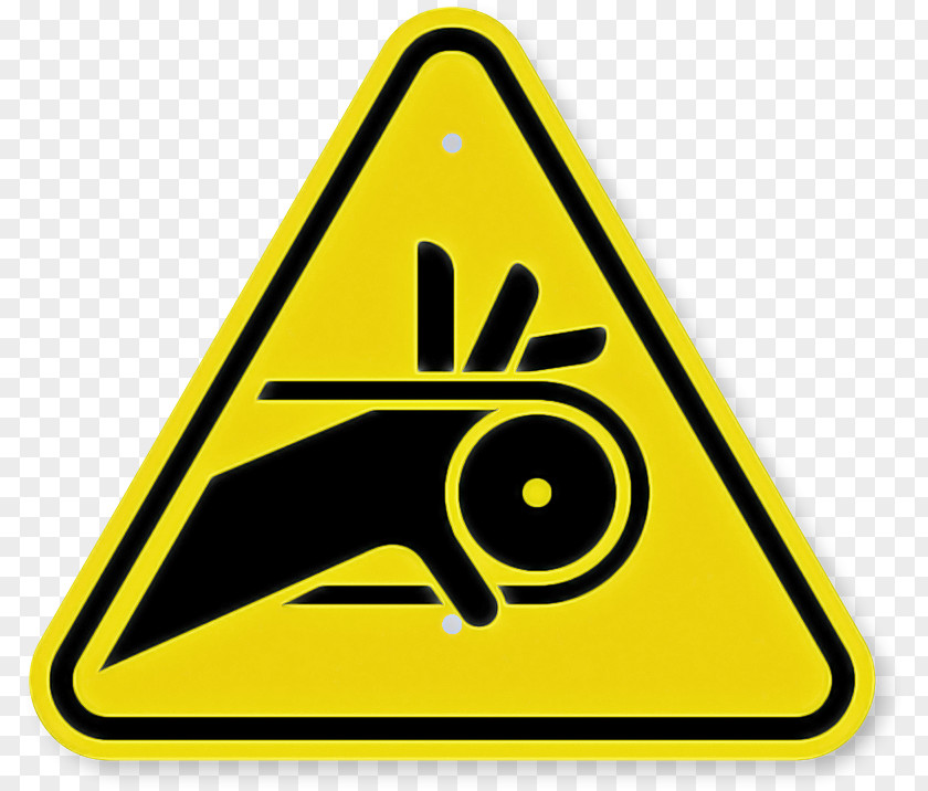 Traffic Sign Symbol Triangle Signage Yellow Hazard PNG