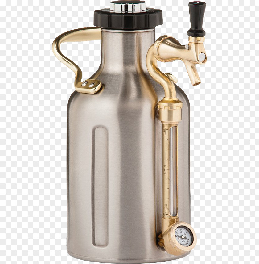 Beer Kombucha Kegerator Growler PNG