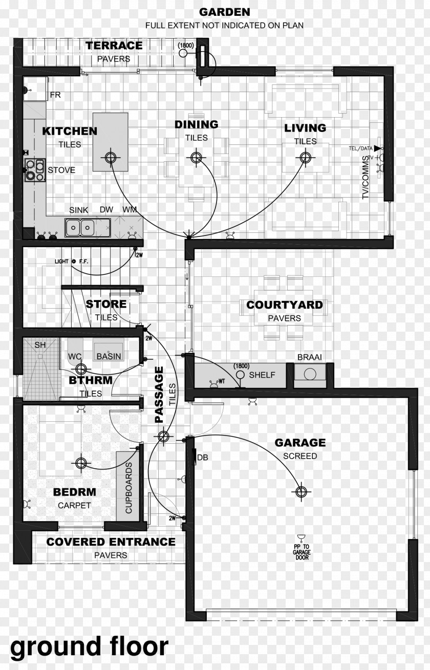 Design Floor Plan Technical Drawing PNG