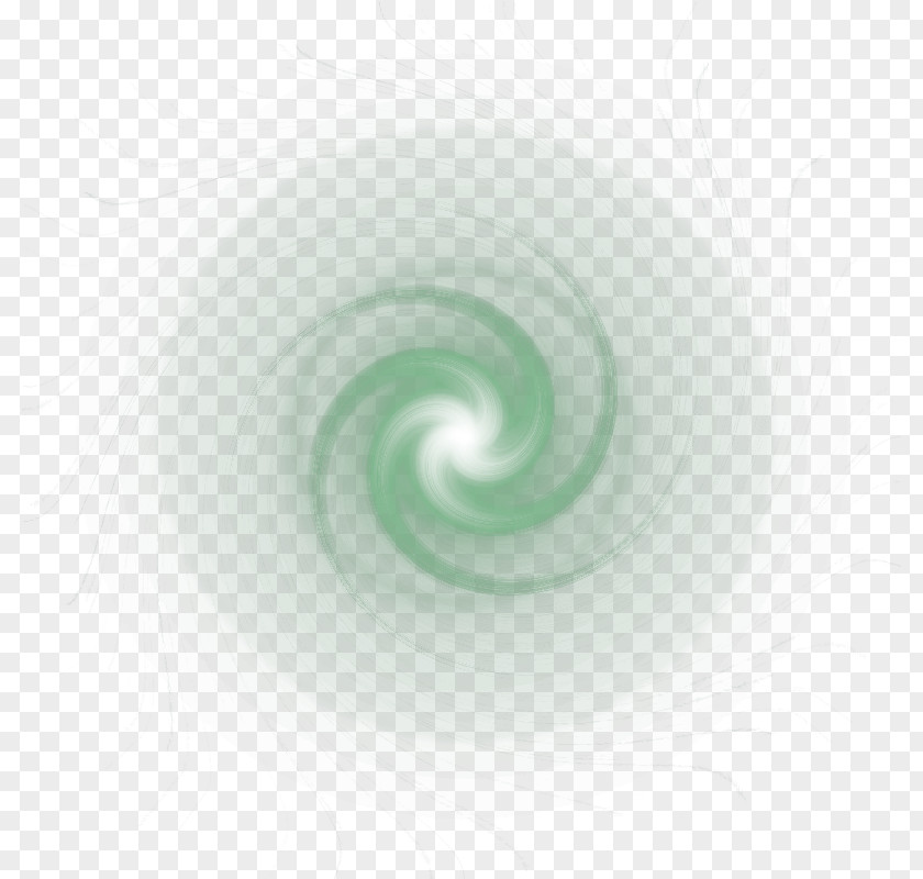 Green Whirlpool Light Effect Element Circle PNG