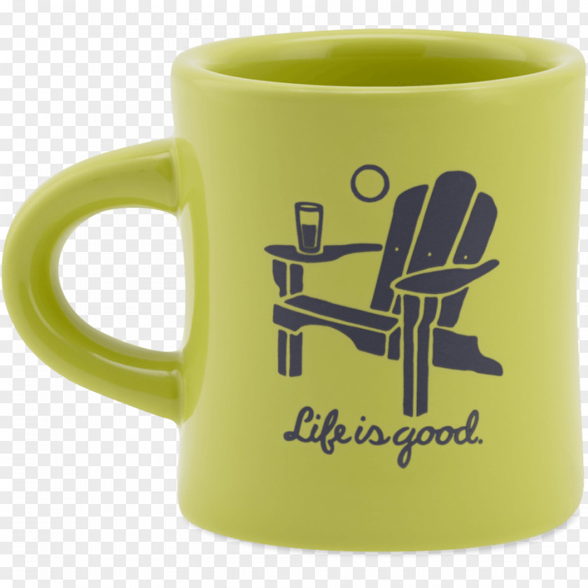 Mug Coffee Cup Adirondack Mountains Life Is Good Company PNG