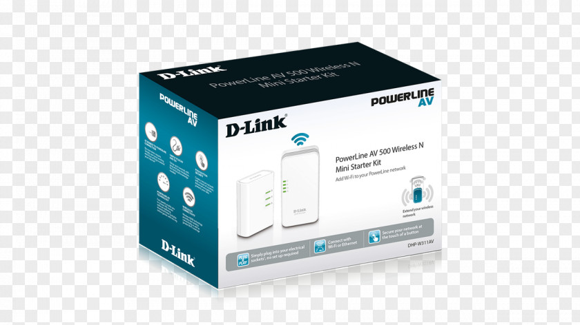 Power-line Communication HomePlug TP-Link D-Link Wireless Repeater PNG