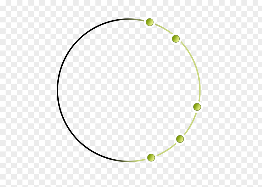 Usually Half Black Green Circle PNG