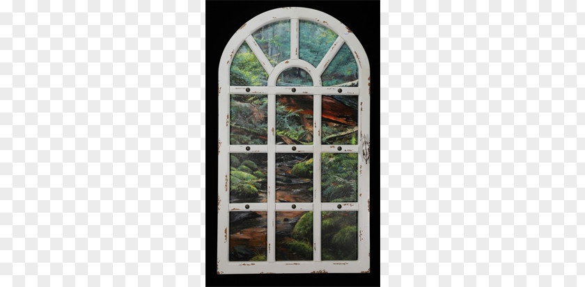 Bridge Forest Window Art Dome Glass Arch PNG