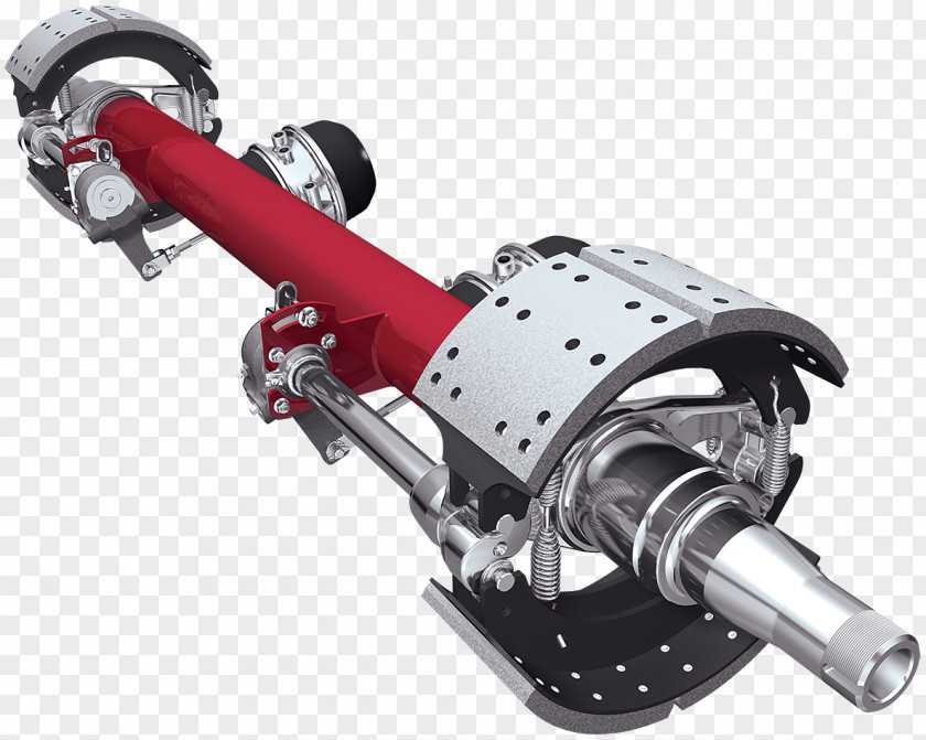 Car Axle Air Suspension Trailer PNG