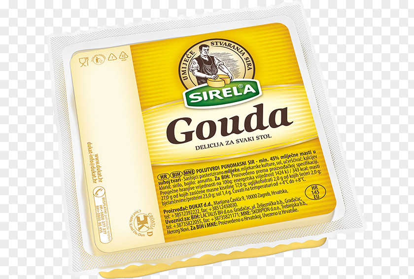 Gouda Processed Cheese Brand Flavor PNG