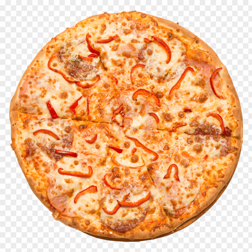 Pizza Sicilian California-style Tarte Flambée Pepperoni PNG
