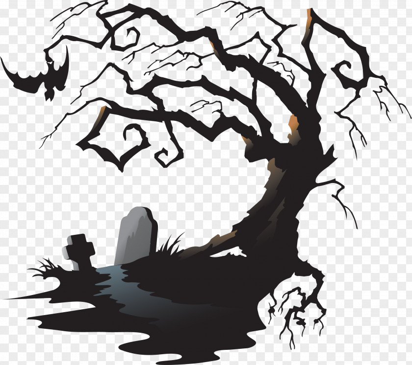 Strange Grave Withered Western Vector Halloween Costume Party Trick-or-treating PNG