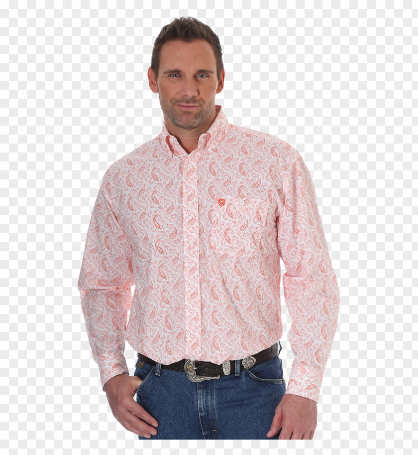 T-shirt Dress Shirt Paisley Wrangler PNG