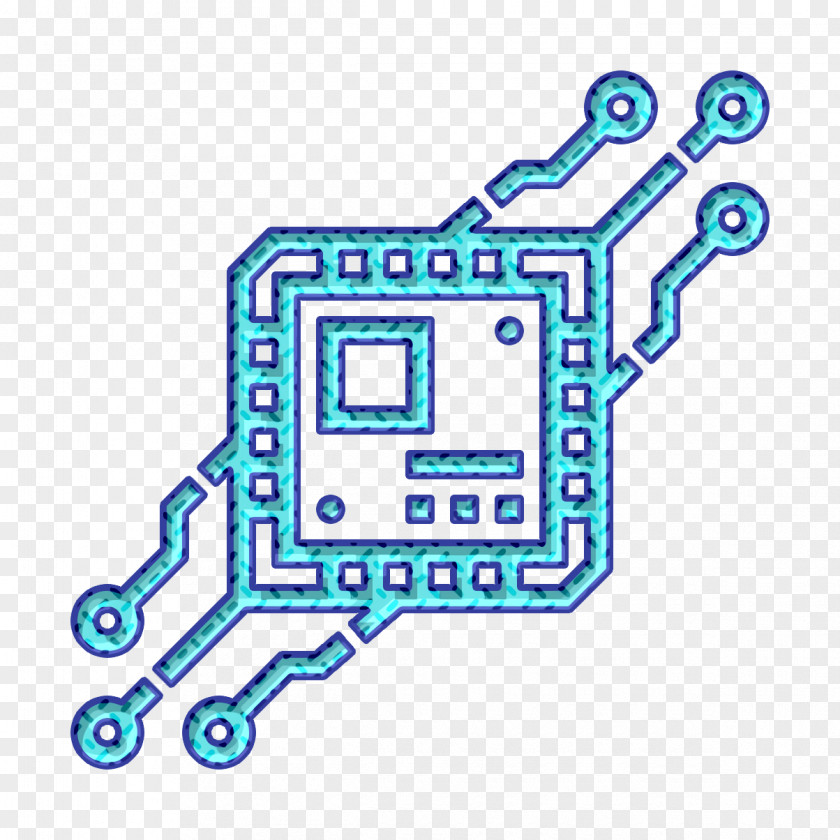 Artificial Intelligence Icon Cpu Chip PNG
