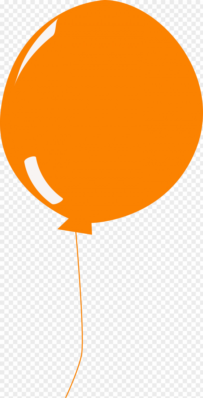 Balloon Orange Halloween PNG