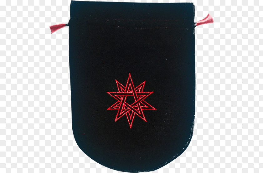 Black Velvet Tarot Bag PNG