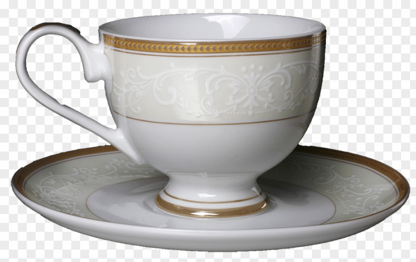 Coffee Cup Saucer Mug Porcelain PNG
