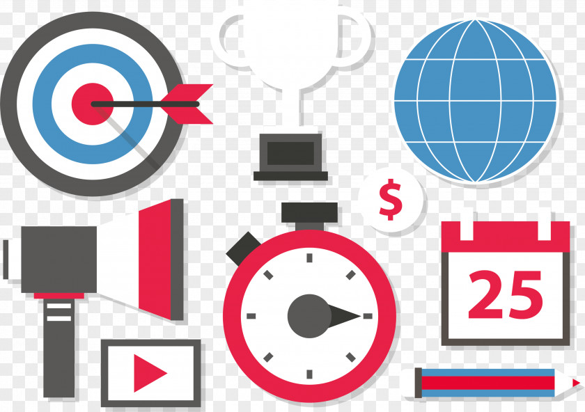 Digital Marketing Target Vector Advertising Icon PNG