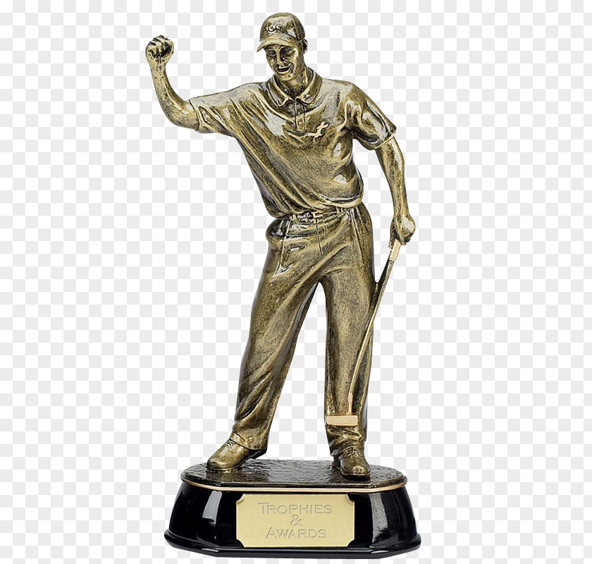 Trophy Golf Award Gold Medal PNG