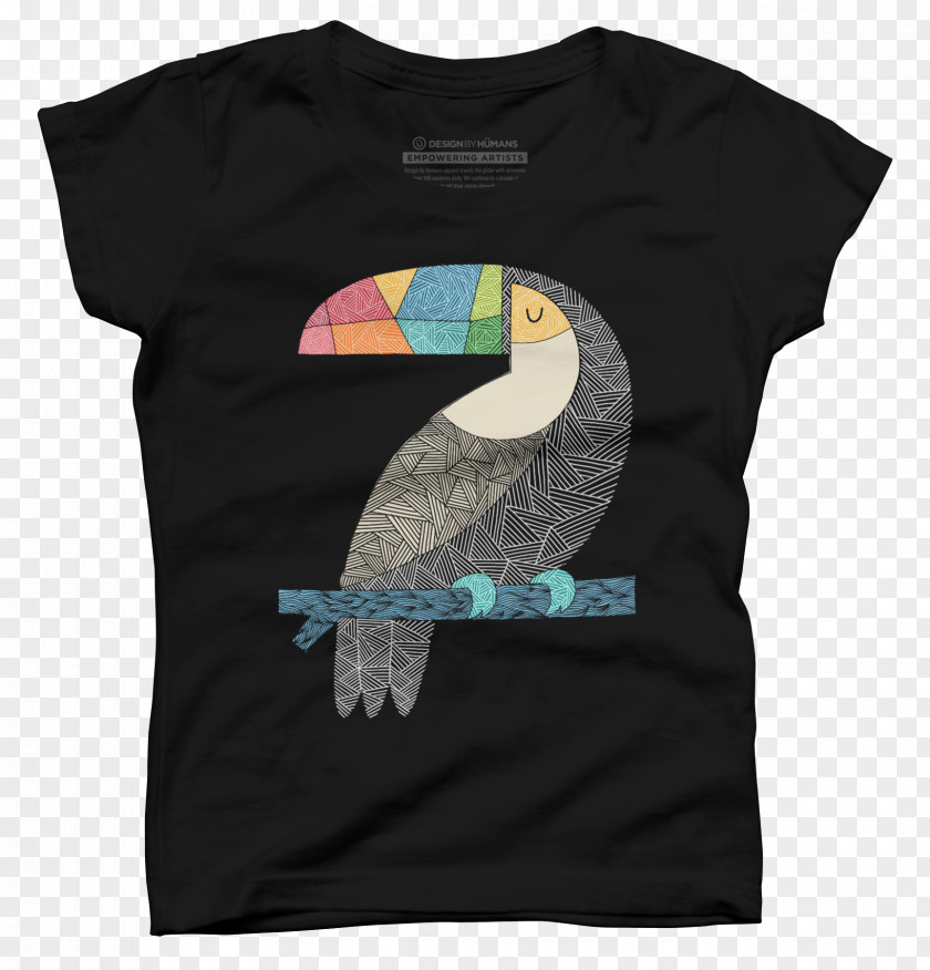 Tucan Printed T-shirt Hoodie Sleeve PNG