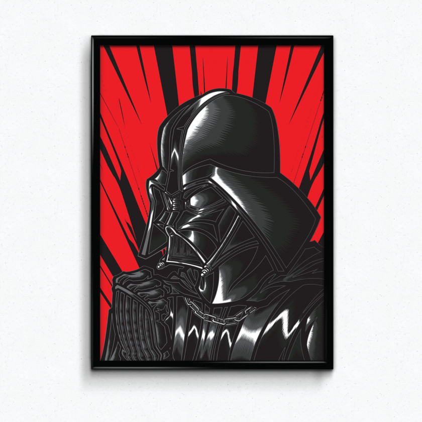 Darth Vader Anakin Skywalker Poster Art Star Wars PNG