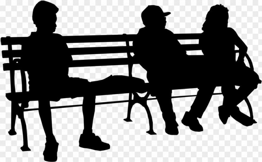 Table Sitting Silhouette Conversation Line Furniture Font PNG