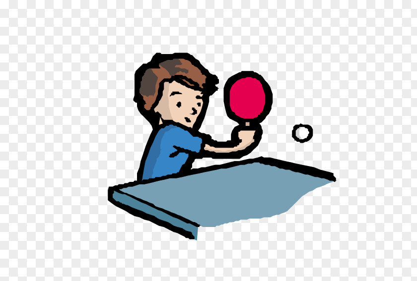 Table Tennis Players Pong Play Royalty-free Clip Art PNG