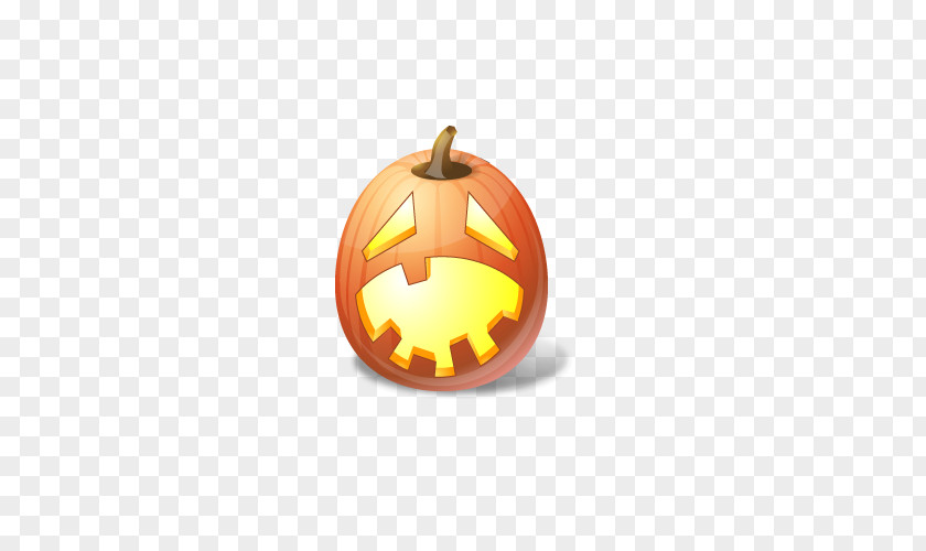 Cute Pumpkin Head Emoticon Halloween Jack-o-lantern Icon PNG
