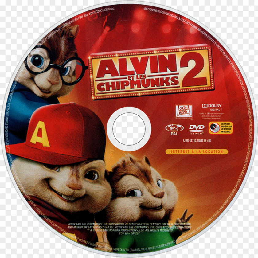 Dvd Rodent Alvin And The Chipmunks In Film DVD STXE6FIN GR EUR PNG