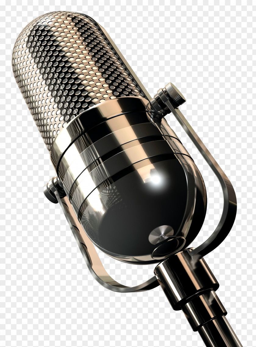 High-definition Microphone Close-up Hong Kong Television Show Radio Station Video PNG