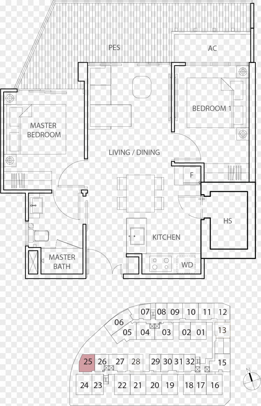 Line Floor Plan Paper Pattern PNG