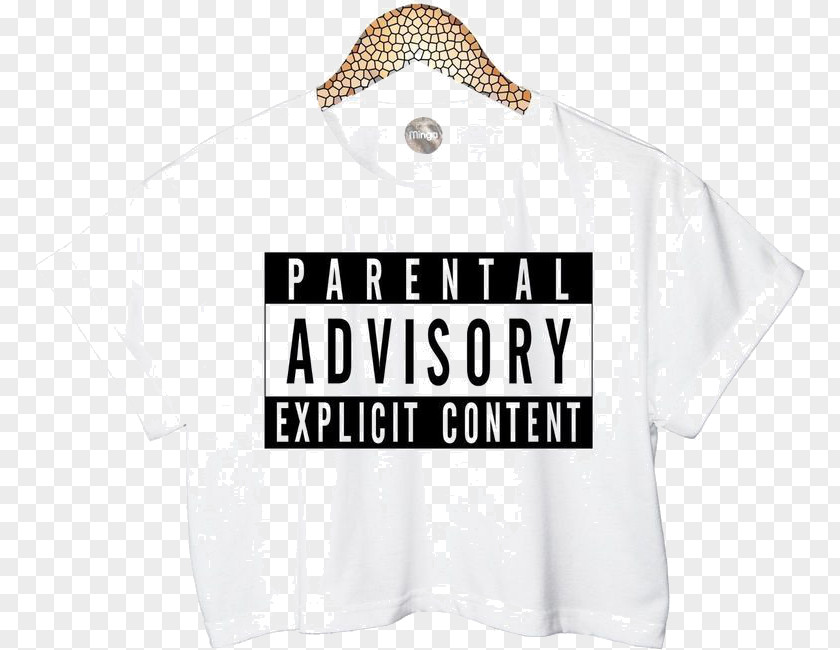 T-shirt Parental Advisory Sticker Decal Logo PNG