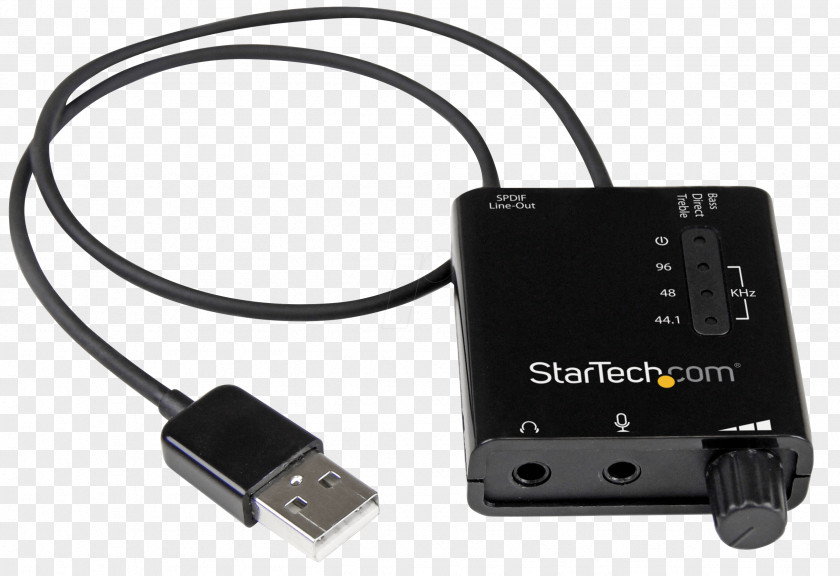 Usb Digital Audio Sound Cards & Adapters S/PDIF StarTech.com PNG