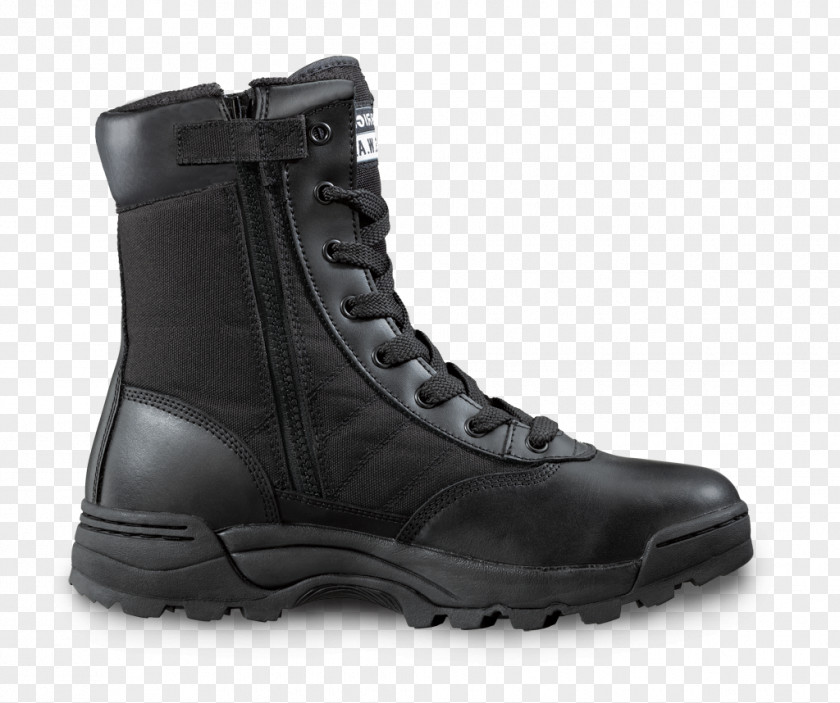 Boots Image SWAT Combat Boot Zipper Footwear PNG