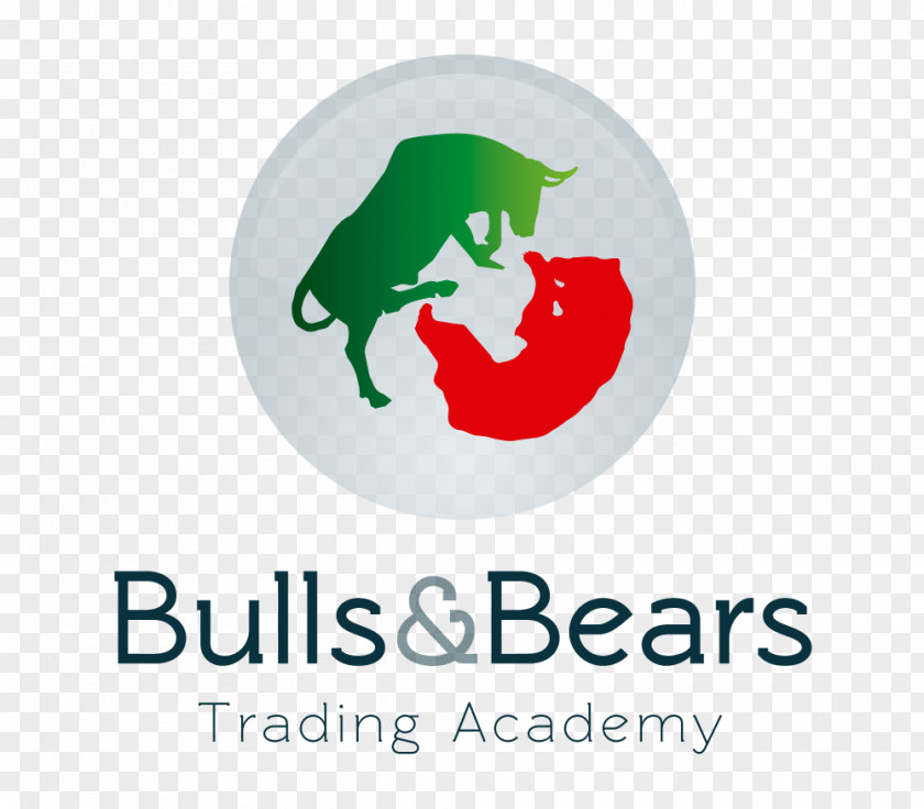 Bull And Bear Trader Education Logo Finance Academy PNG