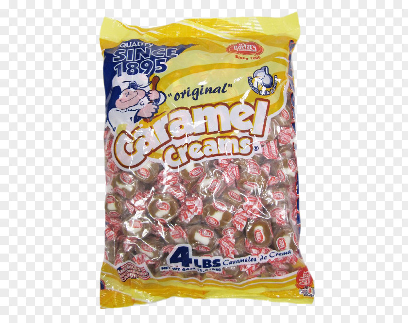 Caramel Cream Taffy Chocolate Bar Goetze's Candy Company PNG