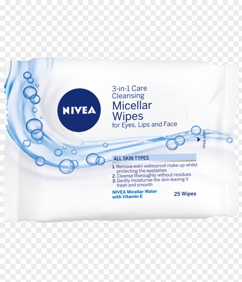 Face Nivea Lotion Cleanser Wet Wipe Skin PNG