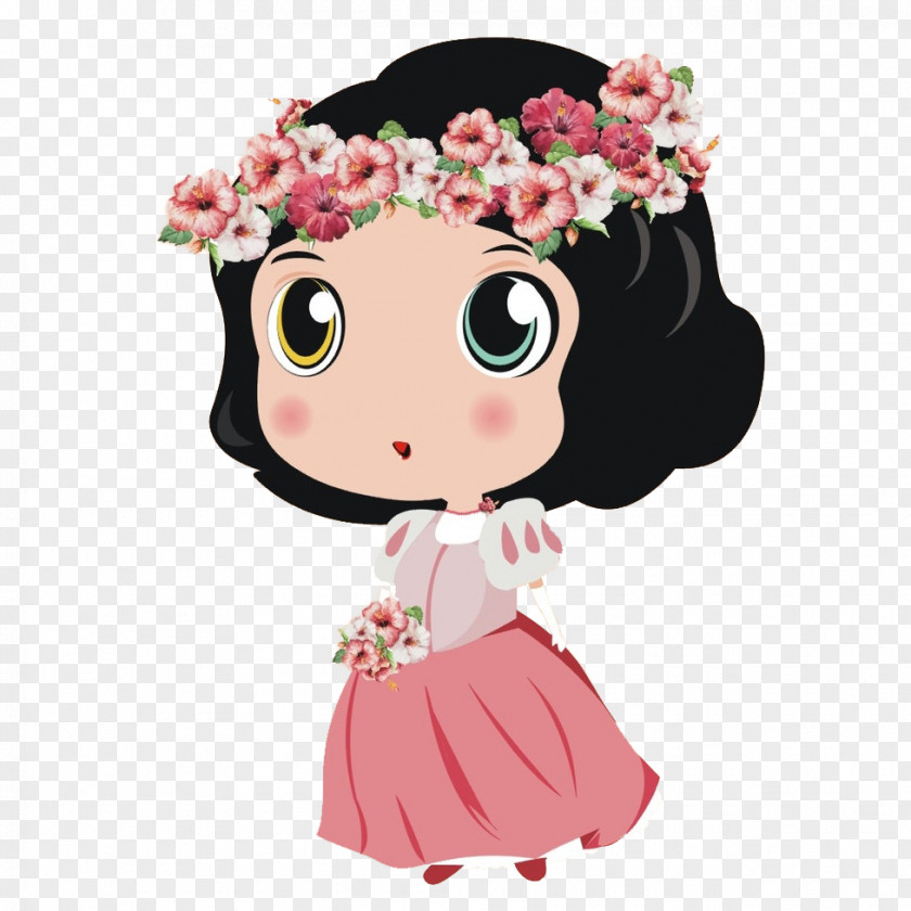 Lovely Illustration, Little Fairy Cartoon Flower Fairies Illustration PNG