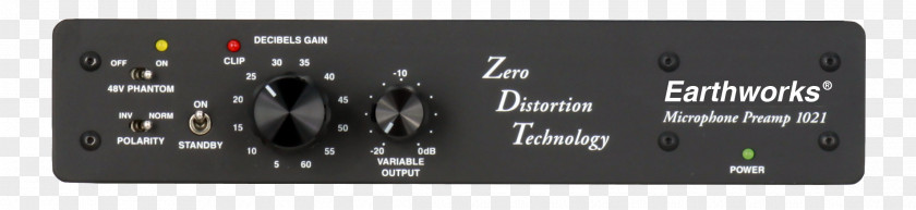 Microphone Preamplifier Electronics Earthworks PNG