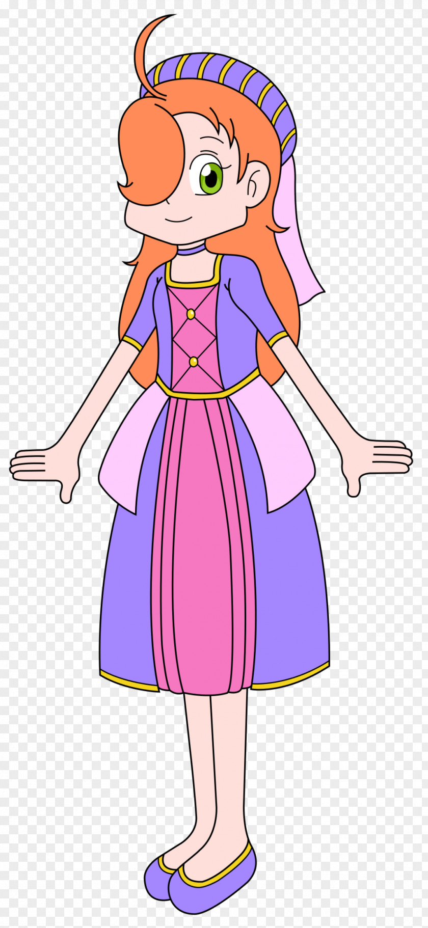 Princess Dress Pokémon Trainer Character Clip Art PNG