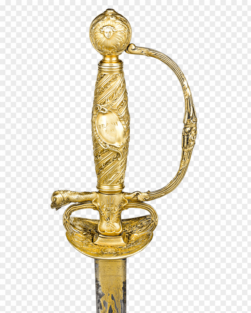 Royal Vintage Sabre Sword France Monarchy King PNG