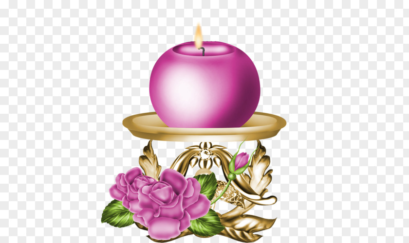 Christmas Eve Apple Creative Candle PNG