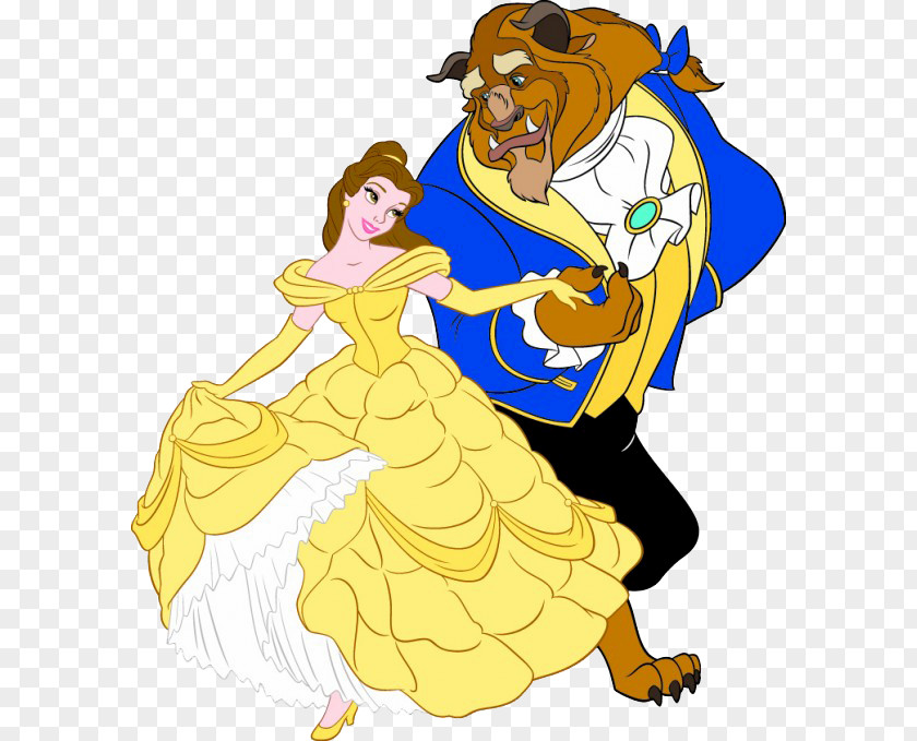 Disney Princess Belle Beast The Walt Company Dance PNG