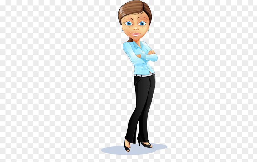 Gesture Figurine Business Woman PNG