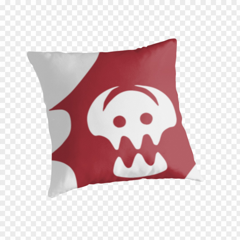 Red Skull Logo Throw Pillows Cushion Toothless PNG