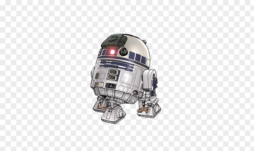 White Cartoon Robot R2-D2 Anakin Skywalker C-3PO Obi-Wan Kenobi Star Wars PNG